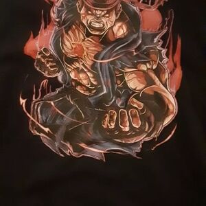 Street Fighter Evil Ryu Men's SMALL T-shirt (Black)